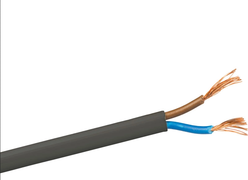 GESCABLE 34MP50052R25 Manguera eléctrica plana 2x1 H05VVH2-F negra (Rollo 100m)